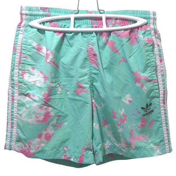 adidas Other - Adidas H48523 All Day I Dream About Tie-Dye Swim Shorts Men's Size S Primegreen